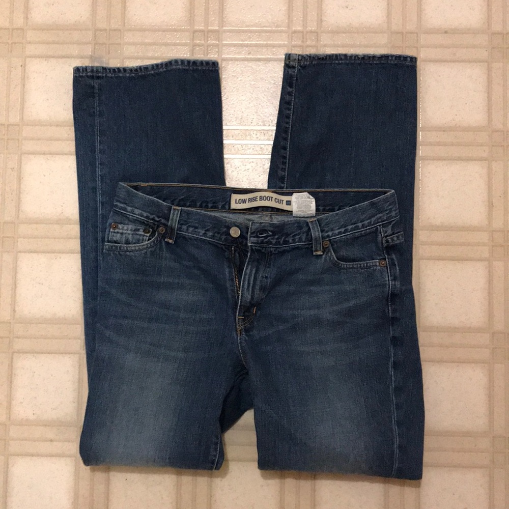 GAP JEANS low rise boot cut 10 Regular -